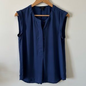 J Crew Size 4 Blue Blouse